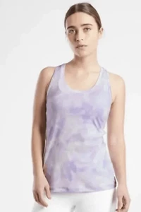 Athleta Women's Nitro Tank Print Positive Latitudes Victorian Periwinkle 1X - Picture 1 of 9