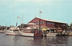 The Crab Claw Restaurant St Michaels Maryland MD Miles River Chesapeake Postcard - Picture 1 of 2