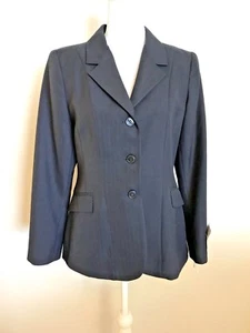 OVATION Sport Show Coat NWT 8R Riding Jacket Navy Blue Herringbone New - Picture 1 of 12