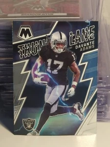 Davante Adams 2022 Panini Mosaic Football Thunder Lane #TL-9 Las Vegas Raiders - Picture 1 of 2