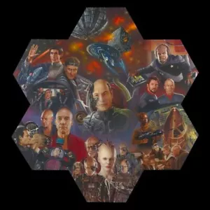 Litografía de primer contacto de Star Trek The Next Generation TNG Destiny Redimed - Imagen 1 de 2