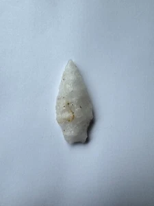 GUILDFORD STEMMED POINT - VEIN QUARTZ - RAY FRANKS COLLECTION - JACKSON COA - Picture 1 of 3