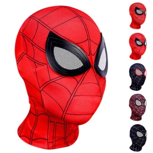 Marvel Spiderman Superhero Adult Full Mask Unisex Halloween Cosplay Head Cover_ - Picture 1 of 22