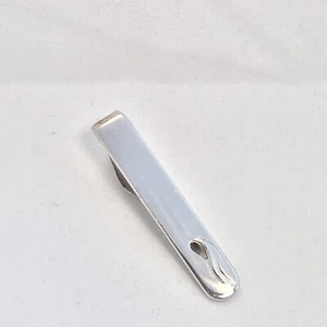 Vintage Silver Tone SWANK Tie Clasp Clip - Picture 1 of 3