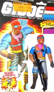 Gi Joe 1986 ZANDAR 100 % komplett VOLLBACKER Aktenkarte Zartan Bruder Dreadnock - Bild 1 von 9