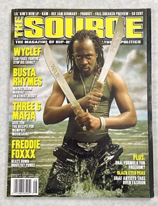 The Source Magazine August 2000 #131 Wyclef Busta Rhymes Three 6 Mafia 50 Cent - Picture 1 of 4