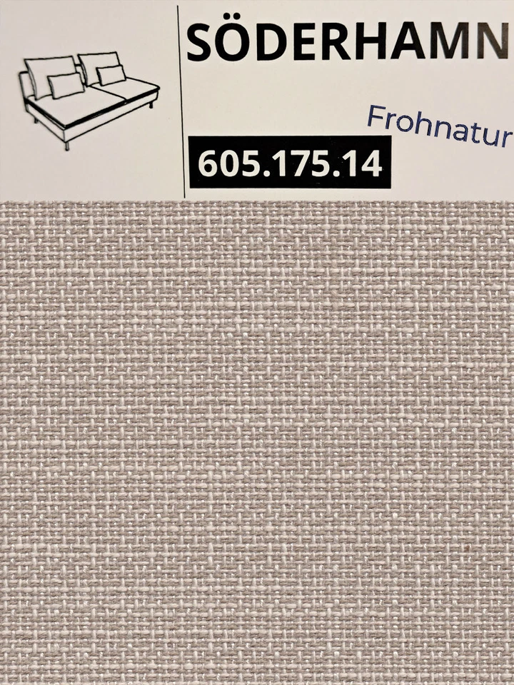 Ikea SÖDERHAMN Bezug für 3er Sitzelement Hillared beige 605.175.14 neu OVP - Bild 1 von 1