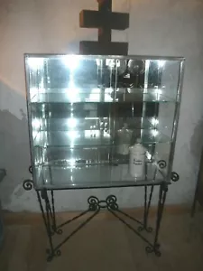 Bancone negozio bancone arredo negozio credenza soppalco vetrina vetro cucina negozio vetrina bancone - Foto 1 di 11