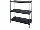 Coolroom Shelving Galvanised Post Real Tuff Shelves 1200H X 600W Three Levels
