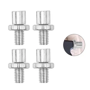 4pc Motorcycle ATV Brake Clutch Cable Adjuster 8mm Adjusting Nut Bolts Screws M8 - Picture 1 of 7
