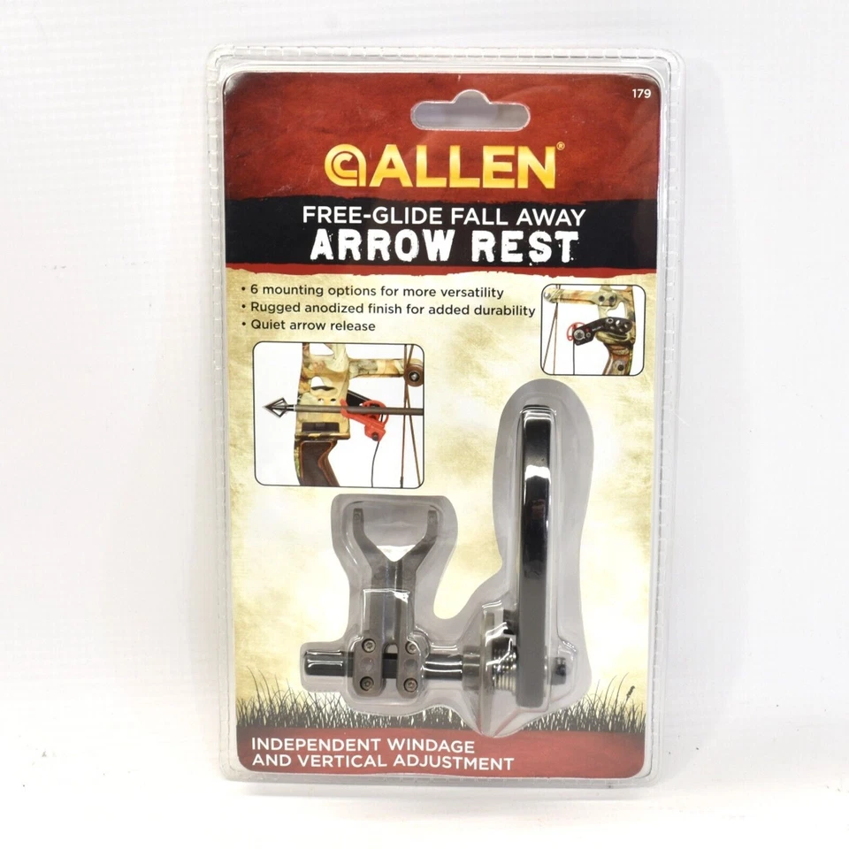 Allen Free Glide Fall Away Arrow Rest #179 Right Hand Archery Bow Hunting - Image 1 of 3