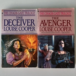 Louise Cooper Chaos Gate Trilogy I & III The Deceiver & The Avenger | Fantasy - Picture 1 of 4