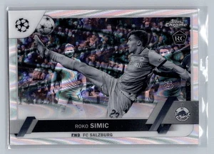 2022-23 Topps Chrome UEFA #121 Roko Simic Black & White Ray Wave Refractor - Picture 1 of 2