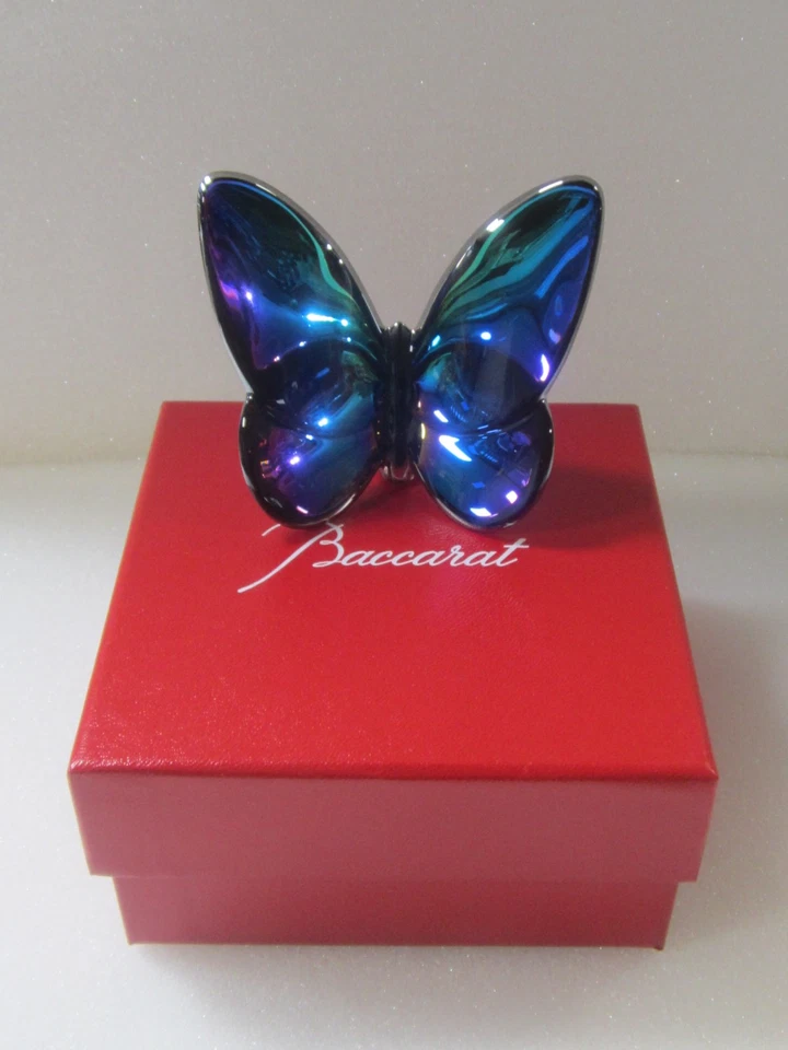 Baccarat Lucky Butterfly Figurine - Blue