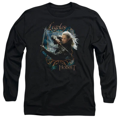 Hobbit Knives Mens Long Sleeve Shirt Black Officially Licensed - Image 1 of 2