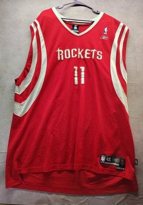 Camiseta De Colección Houston Rockets Para Hombres 4XL Roja NBA Baloncesto Yao Ming #11 Reebok Foto 1 de 4