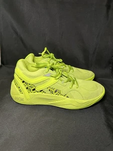 Puma Herren Gr. 9 TRC Blaze Court Basketballschuhe x MCM Low Top Acid Lime 377623-01 - Bild 1 von 7