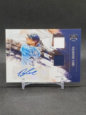 2019 Panini Diamond Kings Brandon Lowe Dual Relic Auto #DMS-BL - Image 1 of 2