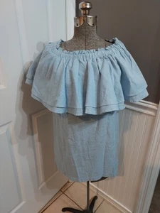 NUEVO SIN ETIQUETAS😊Mud Pie top azul sin mangas para mujer talla S ENVÍO RÁPIDO 😊 - Imagen 1 de 9