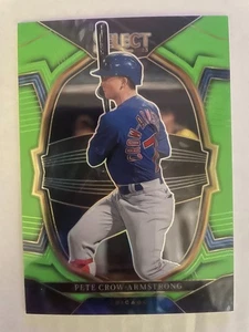 2023 Select Pete Crow-Armstrong RC Neon Green #11 Chicago Cubs #23/75 SP Hot!!! - Picture 1 of 2