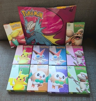 Juego completo de cartas de batalla de McDonalds Pokemon Match 2022 juego de cartas coleccionables Happy Meal Toys 1-10 Foto 1 de 4