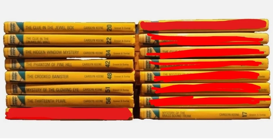 Nancy Drew Flashlight Editions lot - Imagem 1 de 1