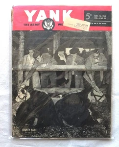 VINTAGE USED YANK THE ARMY WEEKLY MAGAZINE NOV. 16, 1945 VOL. 4, NO. 22 - Picture 1 of 2