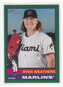 2025 Topps Ryan Weathers #275 - Green Border - Picture 1 of 3