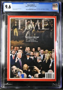 CGC 9.6 DONALD TRUMP TIME Magazine 47th U.S. President Inauguration - Picture 1 of 4