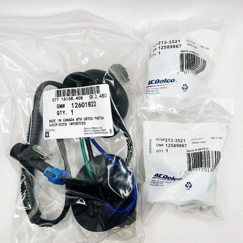 OEM 2x Knock Sensors with Wiring Harness 10456603 for Chevy Silverado C5 C6 - Image 1 of 4