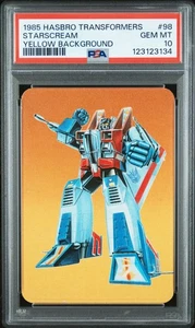 1985 HASBRO TRANSFORMERS #98 Decepticon STARSCREAM PSA 10 Gem MINT! Free Ship! - Picture 1 of 2