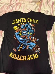 Santa Cruz x Killer Acid Shirt M Kurzarm Rundhals Grafikdruck schwarz - Bild 1 von 5