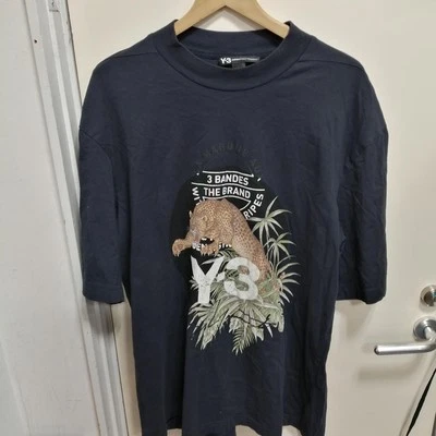 Camiseta Y-3 Tigre/Azul Marino/L Foto 1 de 4