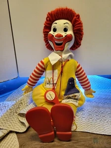 RARO JUGUETE COLECCIONABLE PELUCHE GRANDE DE PIE RONALD MCDONALD VINTAGE - Imagen 1 de 9