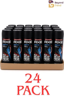 AXE Deodorant Spray for Men Adrenalin 48-Hour Fresh Daily Body 150ml -24 Pack - Image 1 of 4