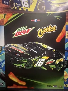 AJ Allmendinger 8x10 NASCAR Hero Post card Lot Of 8 All Star Clesius Goldfish - Picture 1 of 7