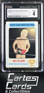 Ric Flair 1986 Carnation Major League Wrestling #2 NWA World Champion CGC 4 - Picture 1 of 2