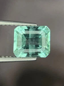 1.70Ct "GIA" CERTIFIED ! GORGEOUS NATURAL NO OIL GREEN EMERALD FROM BRAZIL - Picture 1 of 7