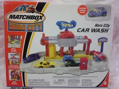 Mattel Matchbox Hero City Car Wash Playset  *Vintage* *Never Opened* - Image 1 of 4