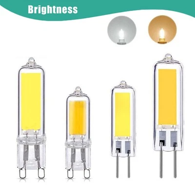 G4 G9 LED Bulb 5W 7W COB Glass Dimmable 12V/220V Cool White Warm White Bulb - Image 1 of 4
