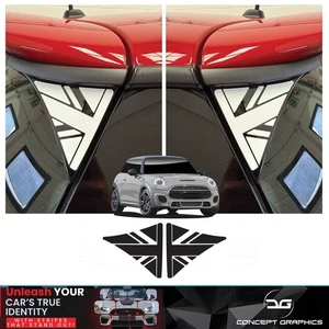 Rear Boot Union Jack Stripe Vinyl Decal Sticker Fit Mini Cooper S JCW F56 - Picture 1 of 4