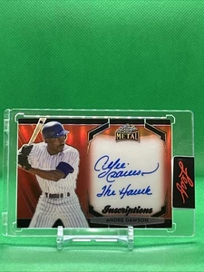 2024 Leaf ORANGE  Metal Andre Dawson All Star Inscriptions AUTOGRAPHED  /100 - Picture 1 of 2