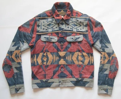 Double RL Limited Edition Denim Jacket - Small - RRL Southwestern Jacquard Woven - Image 1 of 4