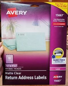 Avery 15667 etichette indirizzo - pacchetto aperto - Foto 1 di 1