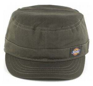 Dickies Cadet Military Fitted Hat Cap Army Baseball Men Women S/M Green Canvas