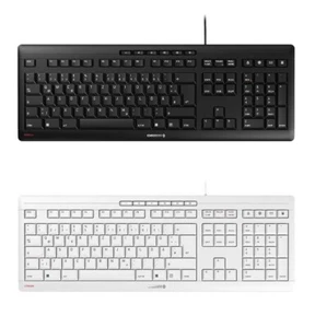 CHERRY STREAM Keyboard PC Tastatur USB abriebfest ergonomisch LED Tasten Büro - Bild 1 von 9