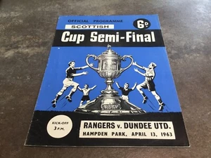 Rangers v Dundee United 13 April 1963 Scottish Cup Semi Final - Picture 1 of 1