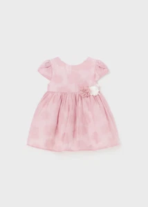 ABITO VESTITO CERIMONIA NEONATA MAYORAL 01901 1901 COTONE 43 ROSA ORIGINALPE2024 - Picture 1 of 3