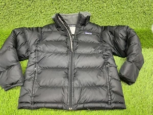 Patagonia Down Sweater Jacket Unisex Kids M (size 10) Black - Picture 1 of 6