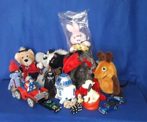 PALOMINO Zonk Maus R2D2 Dick + Doof Wum Duracell Käfer Didl Bär Hase Auto Würfel - Bild 1 von 12